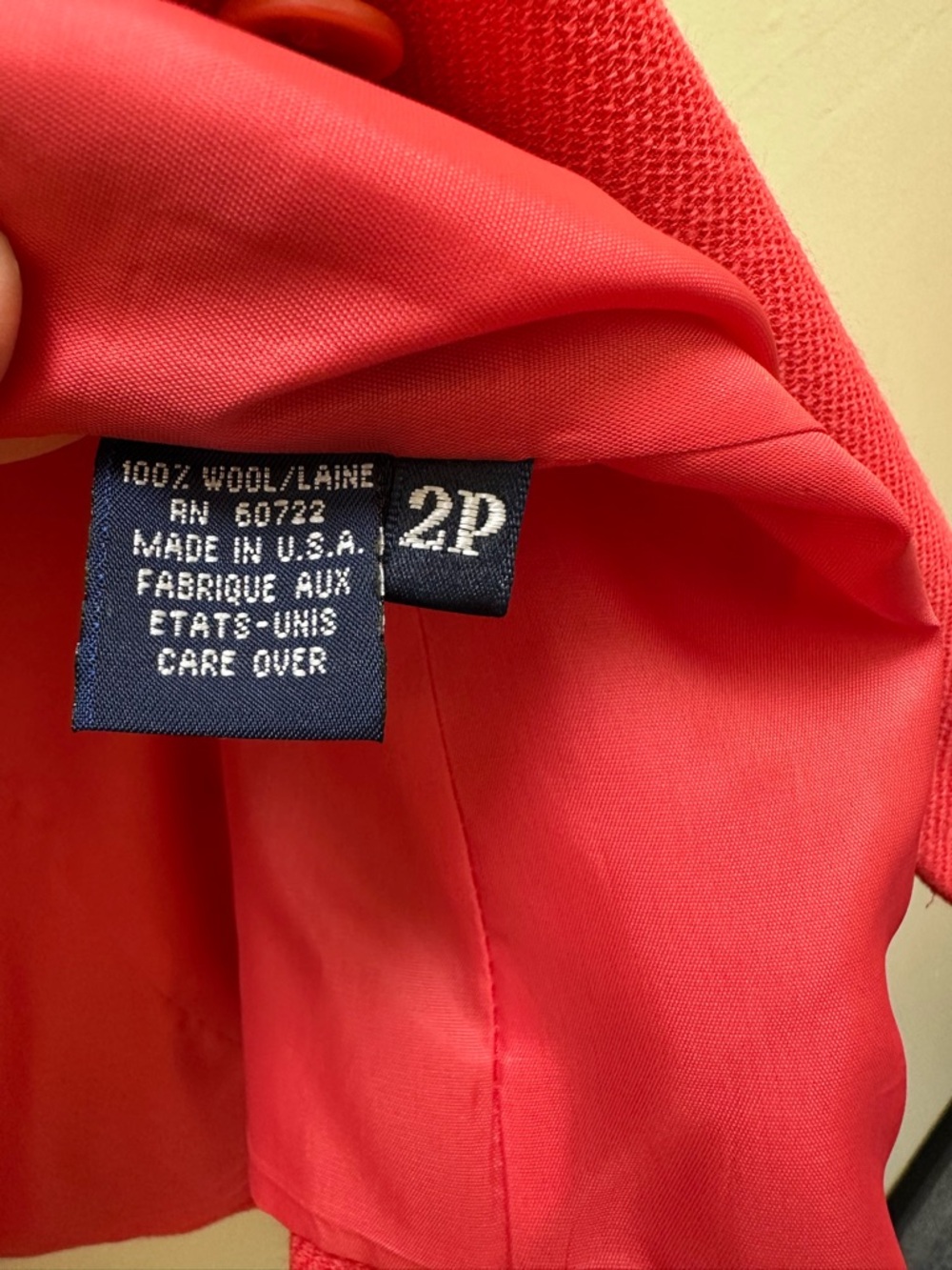 Burberry’s Coral Pink Tailored Jacket & Pencil Skirt. GORGEOUS!LIKE NEW! Size 2 - Picture 7 of 11